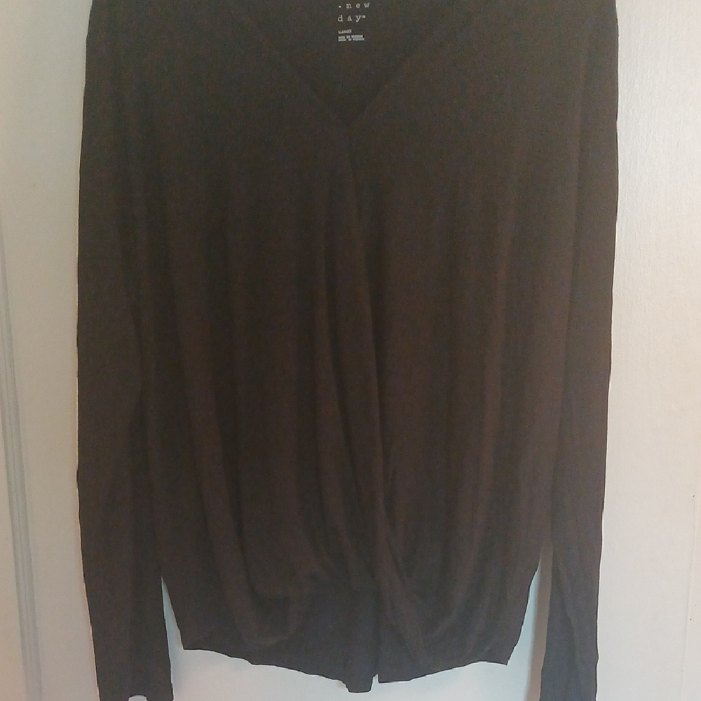 a new day Women's Long Sleeve Top - Black - Picture 9 of 12